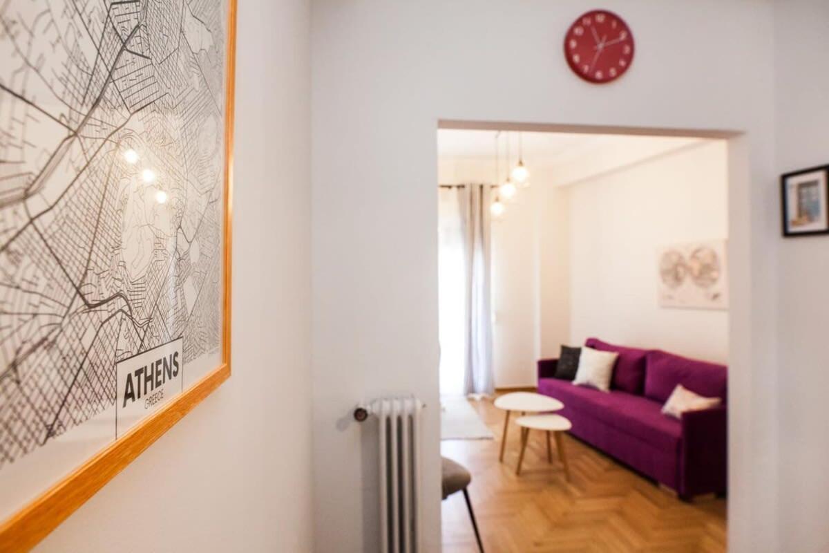 Contemporary Stylish Apartment Located Near Metaxourgeio Area Athena Bagian luar foto